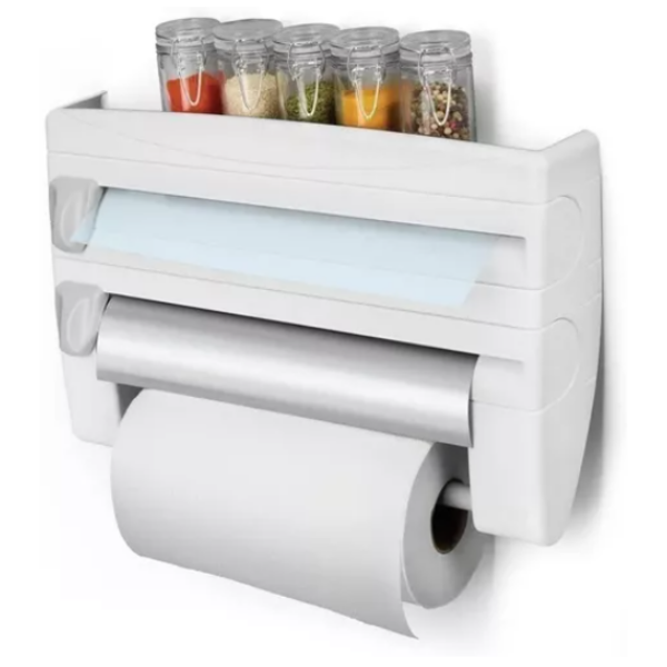 ORGANIZADOR DE PAPEL PARA COCINA 4IN1